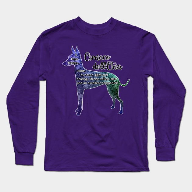 Cirneco dell'Etna Long Sleeve T-Shirt by ApolloOfTheStars